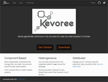Tablet Screenshot of kevoree.org